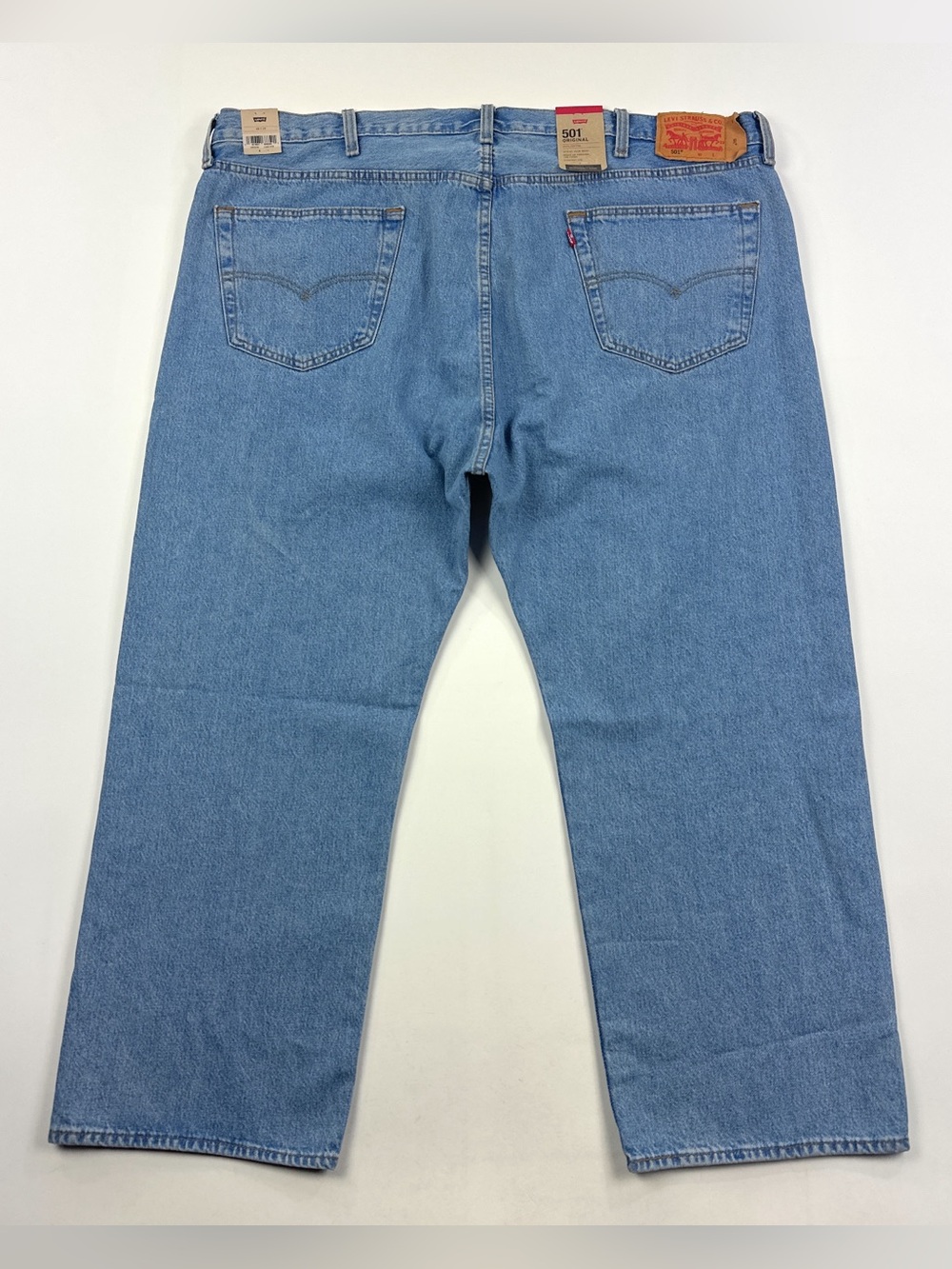 Levis 501 Original Fit Mens 48x29 Big & Tall Blue Jeans Button Fly 115010180